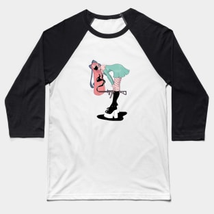 Hot Anime Girl Baseball T-Shirt